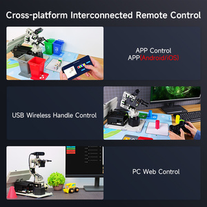 6DOF 3D AI Vision Brazo robótico DOFBOT PRO con 6 uds Servos de bus serie para programación Python basada en placas de la serie Jetson - Product Image 6