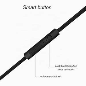 1m Cabo de áudio 3.5mm macho para macho com Mic Volume Control Headphone para carro alto-falante vídeo e microfone jack 3.5mm Aux Cable