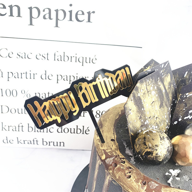 Black Gold Letter Style 1