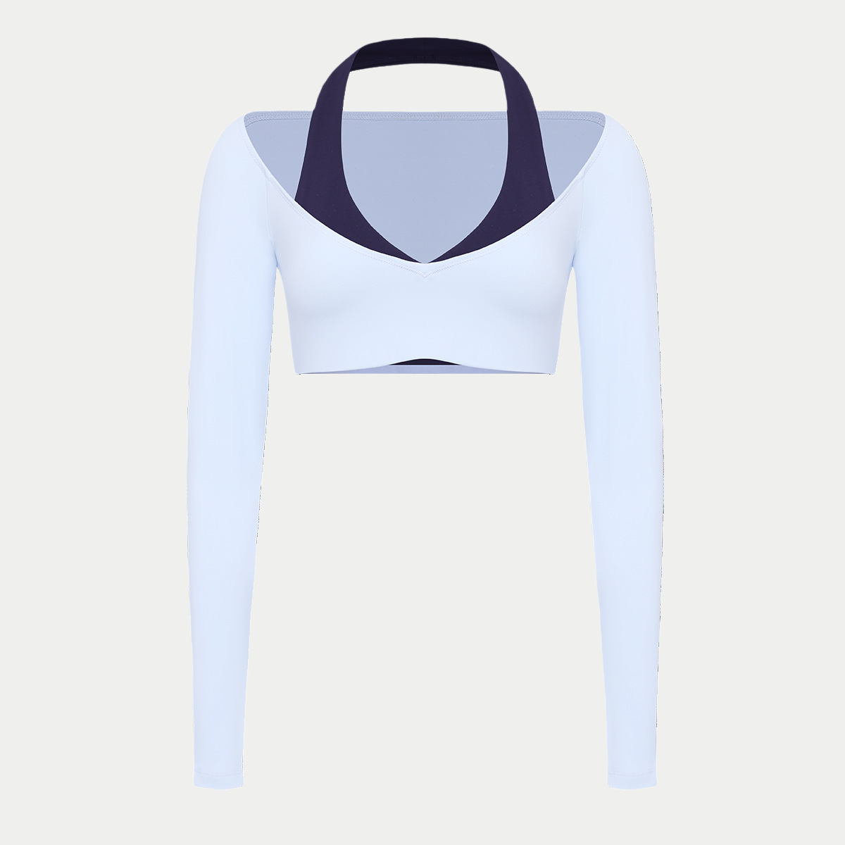 Top azul niebla