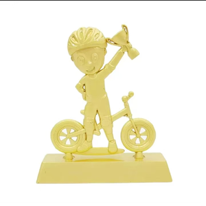 新しい子供用バランスバイクトロフィーカスタムスライディングスクーター自転車競技賞記念装飾品賞カスタム