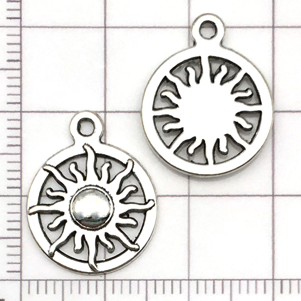 1 Ancient Silver Sun - 1.4g - 16*19mm - 8230