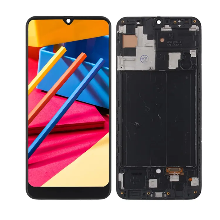 Lcd ผู้ผลิตโทรศัพท์อะไหล่สมาร์ทโฟนสัมผัสหน้าจอ Lcd สำหรับ Samsung Galaxy A30 A20e A20 A10 A8S A6S A8 Star