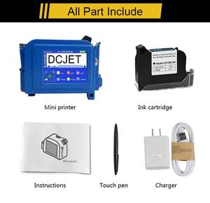 Jh Mini Hand Jet Printer Ink Cartridge Portable Handheld Inkjet Printer Expiry Date Batch <strong>Coding</strong> Machine for Bottle Plastic Bag - Product Image 6