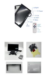 Monitor TFT LCD de gran oferta de 7 pulgadas, sistema de Color de vista trasera para coche, reproductor de vídeo para coche AHD 720p /1080P, Monitor TFT impermeable para coche - Product Image 6