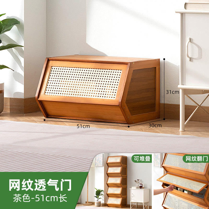 Apilamiento libre - marrón 51 largo (estilo ratán)