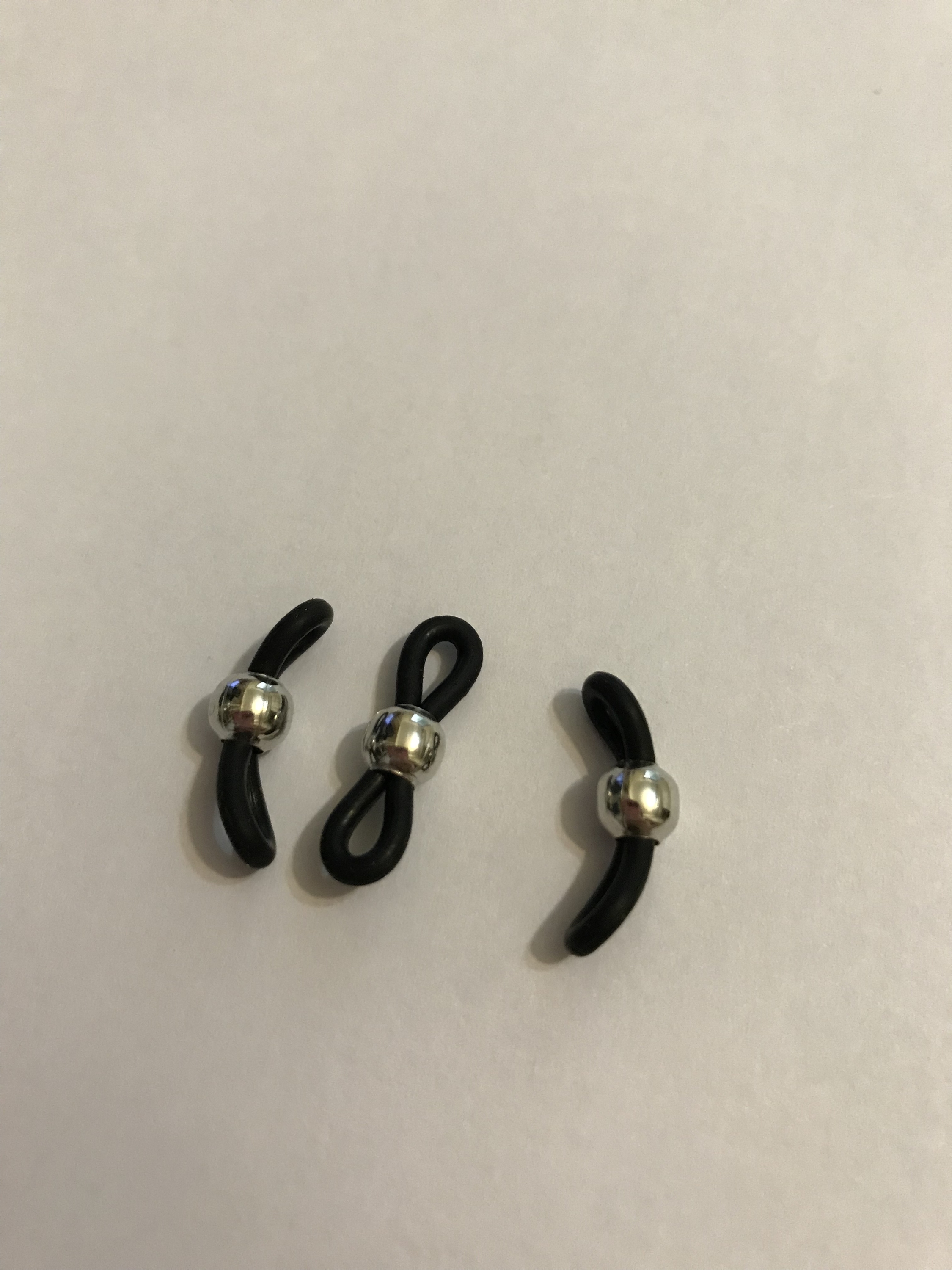 Silver bead/Black