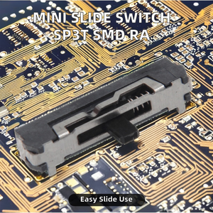 JSM07011SAQNL MCSSS-12LGミニSMT直角1P3TリセットスライドスイッチSP3T on on on on MOMノンロックミニスライドスイッチRA - Product Image 2