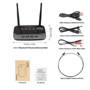 Bluetooth 5.0 Sender Empfänger für TV, Low Latency Wireless Audio Adapter - Product Image 4