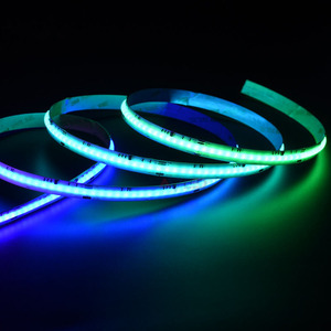 DC12V 630 чипы rgb, программируемая полоса 8 Вт/м, 71,42 мм, резная резка 12 мм, Светодиодная лента с управлением голосовой синхронизацией - Product Image 1