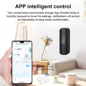 Tuya Bluetooth <strong>Temperature</strong> Humidity Sensor Mini Compatible with Bluetooth APP Remote Control Thermometer Hygrometer Sensor - Product Image 3