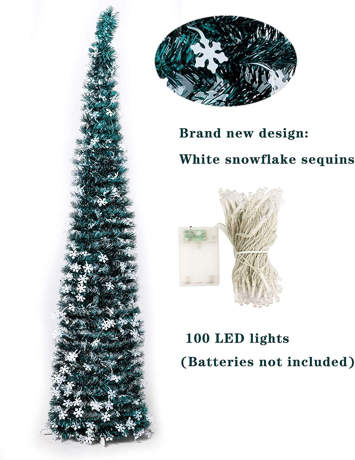 New 2021 Christmas Home Decoration 16.4FT Artificial Christmas Tree