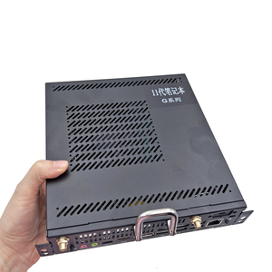 Mini computadora de escritorio remota de cliente Delgado negro de baja potencia Intel Mini PC Core i7 OPS 4K PC