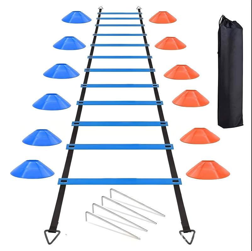 Blue 6m dish 10pcs ground spike 4pcs