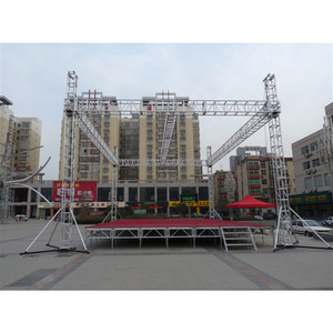 Hoạt động nhôm buổi hòa nhạc sân khấu cong bán Thông tư Roof chiếu sáng giàn hệ thống để bán - Product Image 5