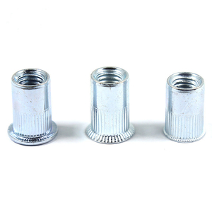 M3 M4 M5 M6 M8 M10 M12 Tête Plate Filetée Zinguée Insert Aveugle Rivnuts Insert Aveugle Insert Rivet Écrous - Product Image 4