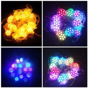 High Quality 40mm 6leds 24v Round 1903 <strong>Rgb</strong> <strong>Dmx</strong> 512 <strong>Led</strong> <strong>Pixel</strong> <strong>Module</strong> Light <strong>String</strong> IP68 - Product Image 3