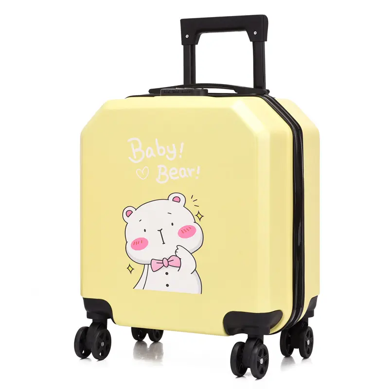 Personalizado Trolley Case Anti-roubo e resistente Mala das Crianças Silent Wheel Suitcase