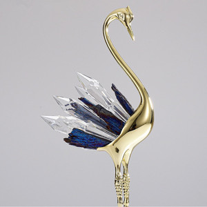 Lüks Modern ev ve parti dekor çevre dostu doğal yaratıcı vinç hayvan heykel Metal oturma odası dekor için - Product Image 6