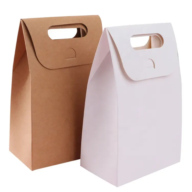 Creative Multi-purpose Portable Kraft Paper Party Favor Gift Bag Paper Bag For Graduation Birthday Wedding