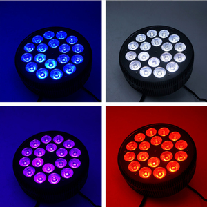 Alüminyum kasa RGBW 4 in 1 tam renkli çamaşır LED düz 18X10W sahne ışık Led ince Par olay parti için - Product Image 6