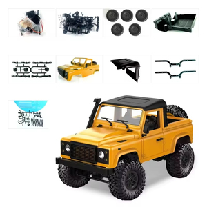 1/12 radyo kontrol 4*4 Model MN 91K kiti araba DIY araba uzaktan kumanda modeli kros araba kendini yüklü Rc kiti kamyon - Product Image 2