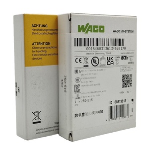 750-496 Saída de relé de 4 canais AC 250 V 2.0 a Sem potencial 4 Fazer contatos Wagos 750 496 Wagos Conectores <span class=keywords><strong>PLC</strong></span> Módulo 750-496