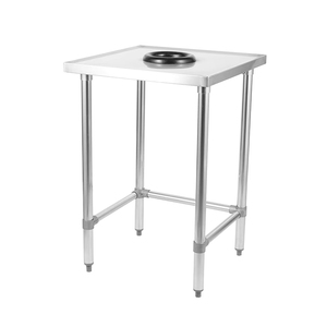 高度可调工作台4面向上船用边缘和废料孔工作台 - Product Image 6