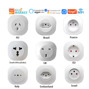Glomarket Tuya akıllı ev cihazı Wifi fişi App uzaktan kumanda soketi akıllı yaşam Alexa Google ev ile çalışır - Product Image 2