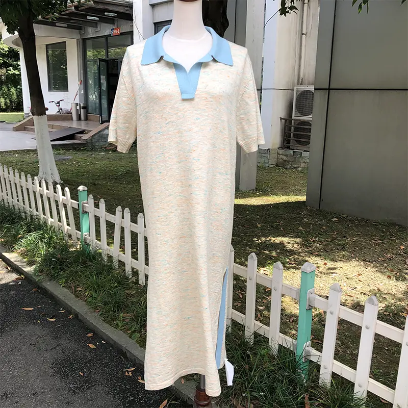 Vestido de lino o falx para mujer y niña, estilo italiano, novedad de 2021