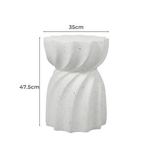 Doğanın güzelliğinin ve Modern tasarımın büyüleyici füzyonu, Spiral şekilli bir yan masa şeklinde yeniden tasarlandı - Product Image 3