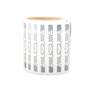 RFID <strong>UHF</strong> Electronic Tag 860-960MHz NFC Communication Waterproof PET Paper Library Asset Logistics Management Tag H3 <strong>INLAY</strong> - Product Image 1