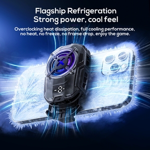 Latest DL16 Cooling Fan Mobile Phone Cooler AI <strong>Function</strong> LED Display Temperature for Gaming with Joysticks &amp; Game <strong>Controllers</strong> - Product Image 4