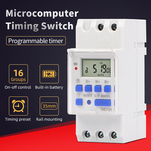 Programmabile Timer digitale 16 set intelligente chip interruttore di controllo del tempo con chiave di blocco per la ricarica di illuminazione stradale - Product Image 6
