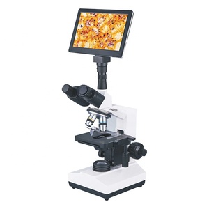 专业高品质实验室专用三眼显微镜，带发光二极管显示器40X-2500X USB数字显微镜 - Product Image 2