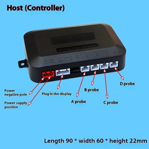 Factory Direct <strong>4</strong>-<strong>Sensor</strong> Universal Car Reversing Radar LED Display Crescent Beep Precise Distance Reporting <strong>Reverse</strong> Waterproof