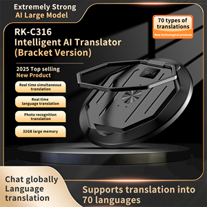 RK-C316 Phone Assistant AI Translator Product Category One-click Translation Conference Artifact with Bracket Version - Product Image 2