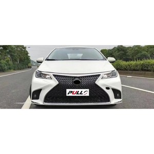 Lexus <span class=keywords><strong>LS</strong></span> modeli vücut parçaları için modifiye Toyota Corolla 2019-2021 için Fit grille ve kuyruk boğaz ile ön ve arka tampon içerir