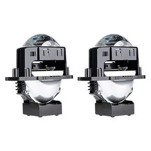 2025 yeni ürün YB19 Model Bi Led projektör Lens 3 Led farlar otomatik aydınlatma sistemleri için 65W yüksek güç Led ışıkları 12V - Product Image 1