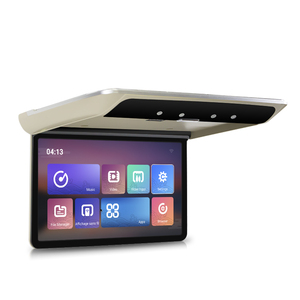 Pantalla LCD IPS de 14 pulgadas para coche, Monitor Android, reproductor MP5, montaje en techo, entrada HD de TV de techo abatible para autobús - Product Image 2