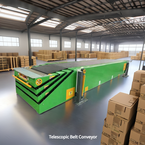 Automatisches Logistik lager Hoch leistungs container Teleskop band Lade-und Entlade fördersystem mit CE-Zertifizierung