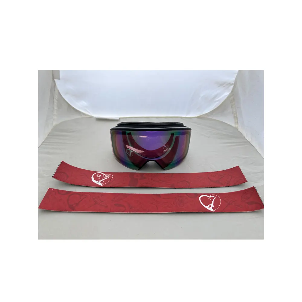 Grande Qualidade Revo Coating Lens Snow Sport Ski Segurança-Óculos De Proteção Com Sublimação Strap