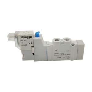 Düşük güç SY vana XY3120A 5/2 yollu 0.7MPa M5 Port NC 1.0MPa 10mm Pilot işletilen pnömatik hava Solenoid vanalar 24Volt 1W 100% ED - Product Image 2