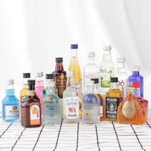 Garrafa Plástica/<span class=keywords><strong>Mini</strong></span> de Vidro de 5cl para Vinho Misturado, Bebida Curta com Sabor Doce, 17% de Álcool, Marca FASTKING, Leve e Portátil, Logotipo Personalizado - Product Image 1