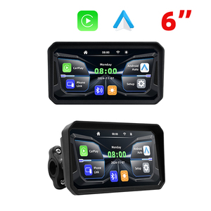 EKIY 6 Inch Motorcycle Carplay Navigation Waterproof Apple Carplay Display Screen Portable Motorcycle <strong>Android</strong> Auto Motor <strong>GPS</strong> - Product Image 1