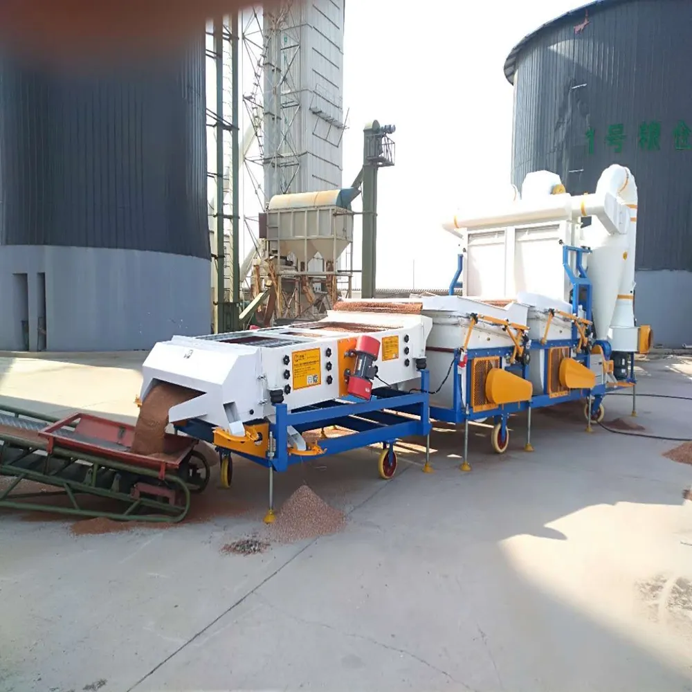 Hemp Seed Vibration Separator For Grain Cleaning Wheat Processing Plant Manufacturer Wheat Processing Plant For Sale