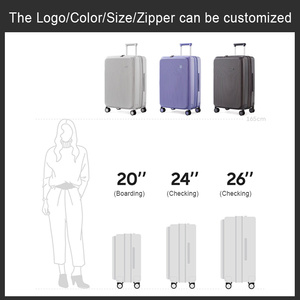 2025 Mới Nhất Bánh Xe Hiện Đại Vali Bên Mở Công Suất Lớn 20 24 26 Inch Carry-Ons Cứng Vỏ Mở Rộng Túi Hành Lý - Product Image 3