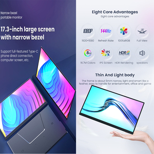 4k显示器17.3英寸便携式显示器，带C型输入USB 5V - Product Image 6