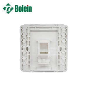 Bolein One Port in stile francese frontalino interruttore a parete piastra RJ45 rete presa a muro modulare fronte piastra 86 tipo Cat5 Cat6 - Product Image 4
