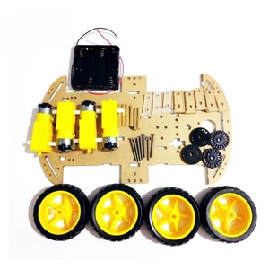 Hız enkoder yeni ile 4WD akıllı Robot araba şasi kitleri - Product Image 5